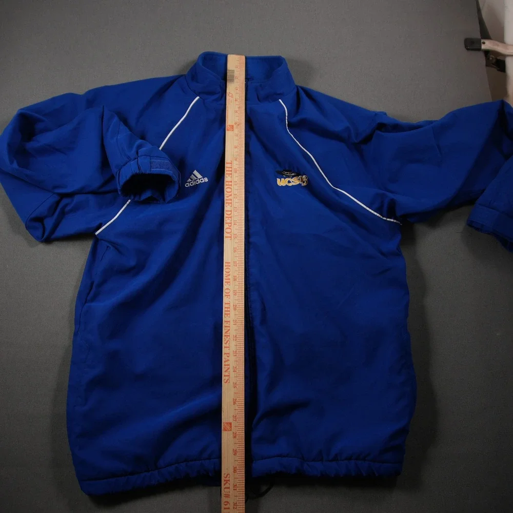 Vintage Adidas UCSB Santa Barbara Gauchos Full Zip Fleece Sport Men Jacket M